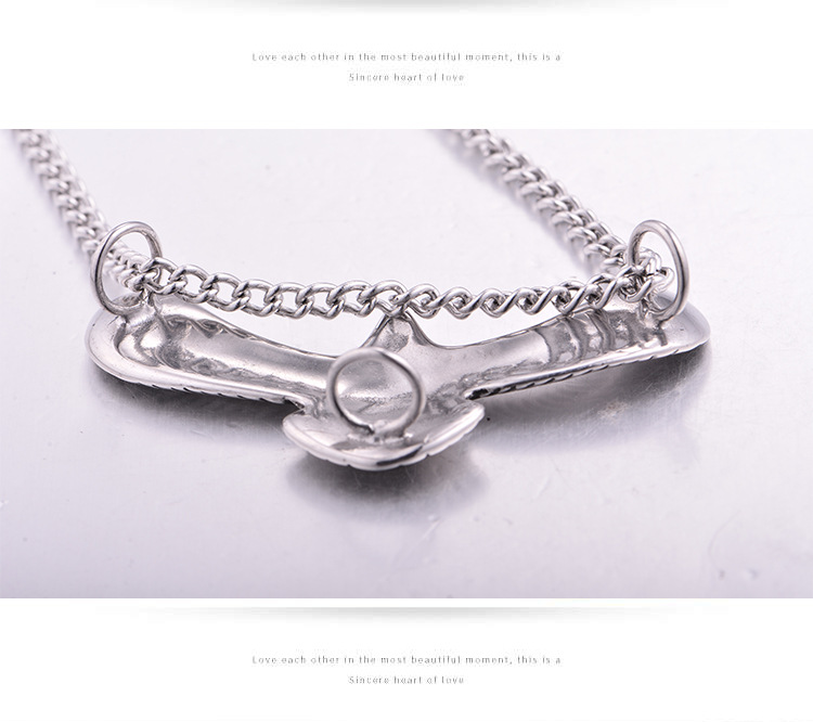 Edelstahl Adler Anhänger Halskette Für Damen Und Herren_voghion.com