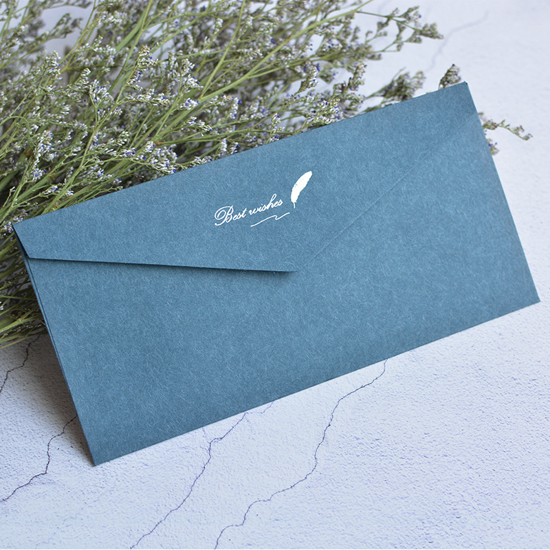复古典雅西式烫金 商务信封信纸封套 邀请函装饰婚庆请帖定制
