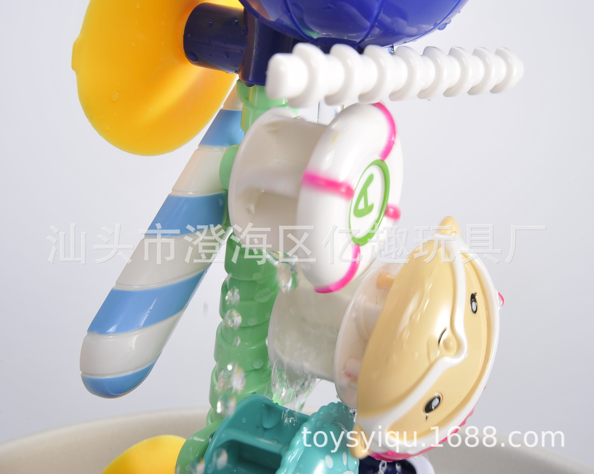 婴儿洗澡玩具喷水淋浴玩具 转转乐戏水玩具大套