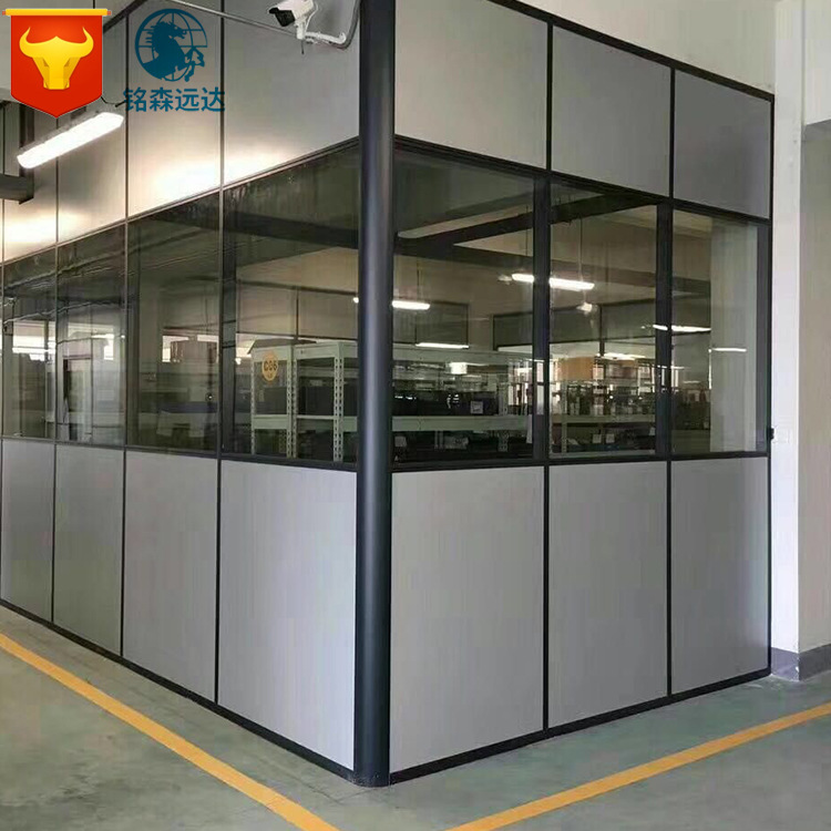 隔墙板隔断墙移动推拉玻璃隔断墙屏风高隔断墙酒店卧室房间|ms