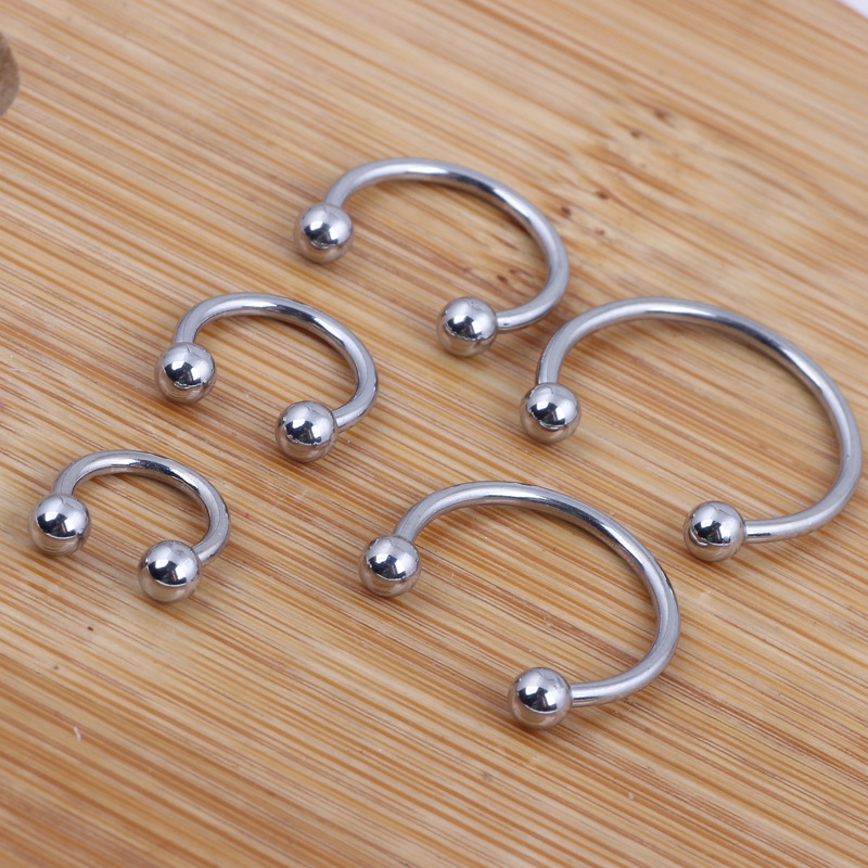 Labret piercing jewelry detail image