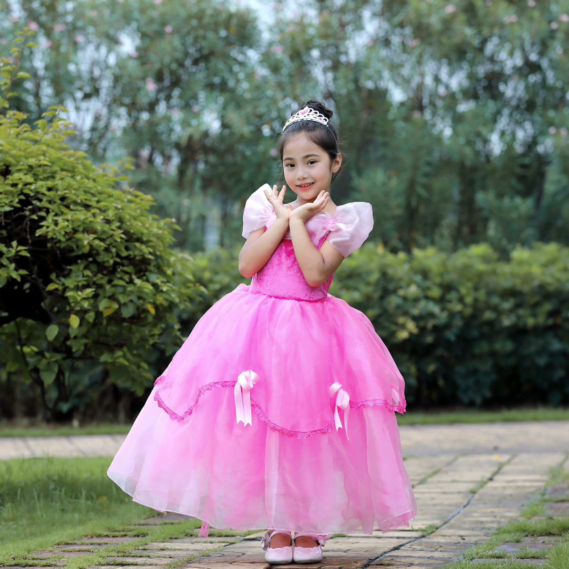 新款儿童主持公主礼服演出服 亮片蓬蓬纱裙表演服幼儿舞蹈服批发-阿里巴巴