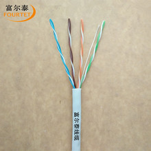 超五类0.5无氧铜达标网线 CAT5E 24AWG 百万高清摄像头网线