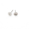 Earrings stainless steel, accessory, 10mm, 6mm, 4mm