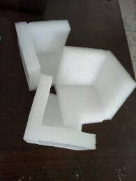 珍珠棉护角泡沫护角包角epe护角三面护角护边80*80*80-15mm