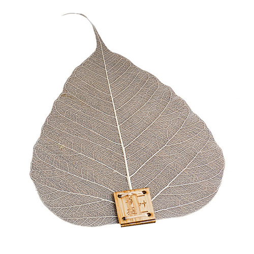 Bodhi leaf tea drain Zen natural leaf filter tea filter tea ceremony accessories filter bookmark