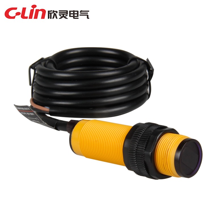 欣灵电气漫反射光电开关E3F-DS10A2 常闭AC220V