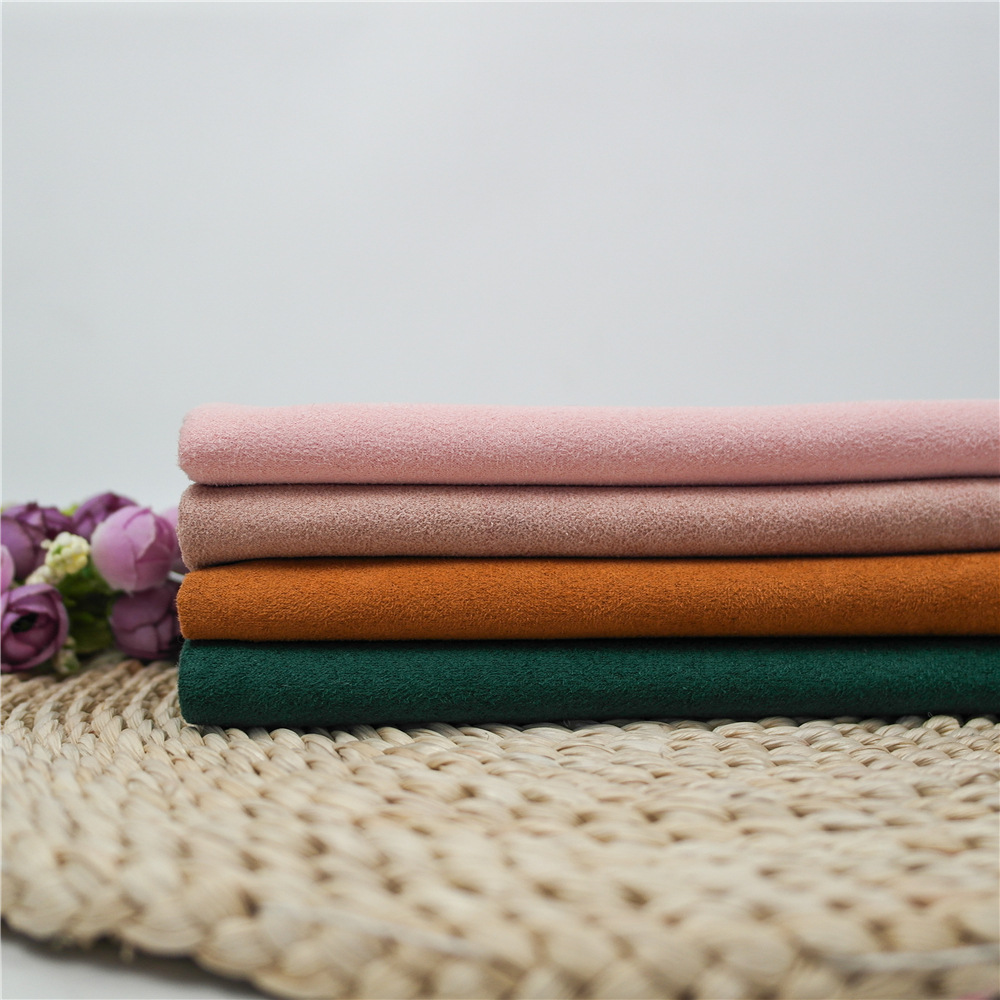 厂家供应170g全涤纶磨砂麂皮绒面料玩具里布靠垫抱枕服装布料批发