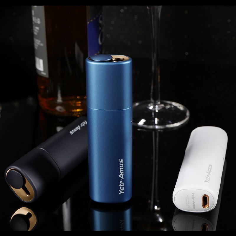 跨境专供伊德尔D1电子烟加热不燃烧烤烟替烟套装干烧媲美韩国LIL