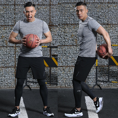 夏季速幹t恤男短袖速幹衣戶外情侶運動瑜咖服女短袖t恤定制印LOGO