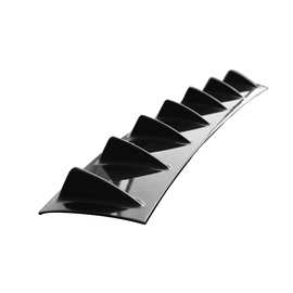 跨境热销汽车改装通用鲨鱼鳍后扰流板 后保险杠鲨鱼鳍底盘3/5/7翼