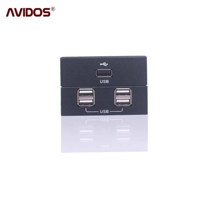 中卜4路usb2.0光纤延长器传输10公里usb光端机一拖四支持触摸屏|ms