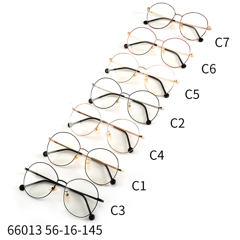 Gafas de marco redondo retro miopía de los hombres gafas lisas marco redondo de las mujeres gafas lisas estilo coreano Marco de gafas de moda marco para estudiantes image 6