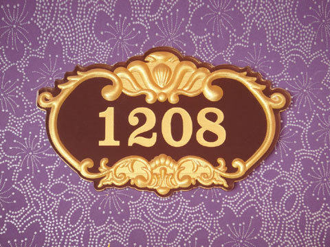 定制亚克力号码牌酒店包厢门牌号码牌房号牌数字房号牌定做