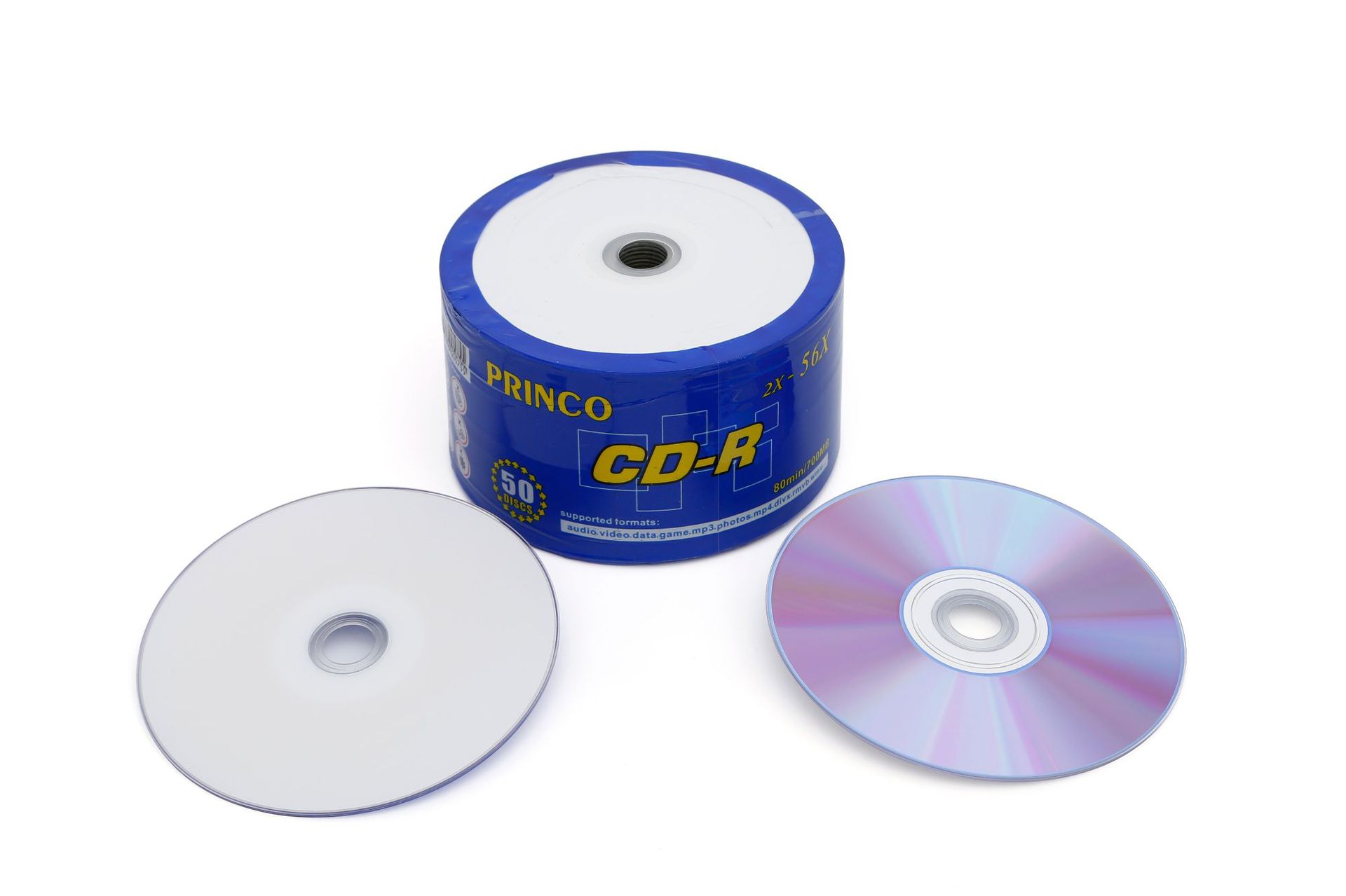 PRINCO可打印CD-R 打印画面清晰 空白光盘CDR 坏盘率低 兼容性好-阿里巴巴