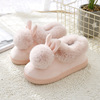 Slippers, keep warm winter cute footwear platform for pregnant for beloved indoor, Korean style