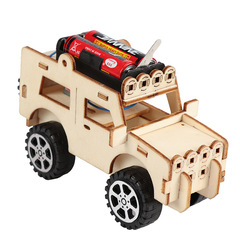 Creative technology gizmo diy electric jeep children's stem science experimenter material manufacturer direct sales