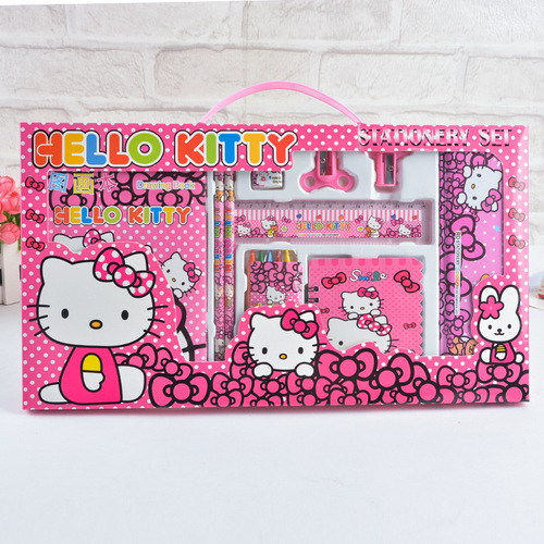 Factory Wholesale New Stationery Set for Children and Students, Creative Cute Cartoon Festival Gift and Prize Combination