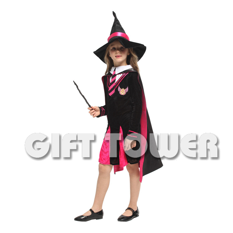Halloween costume Magic Witch Costume G-0346 Naughty Little Hermione Girl Dress Pengpeng Role-playing Costume detail image 2
