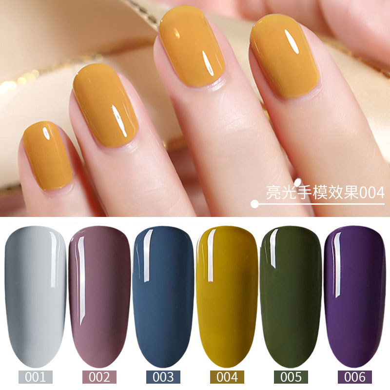 Phototherapy Nail Glue 2023 New Fashion Color Morandi Modern Vintage Frosted Seal Nail Glue Set