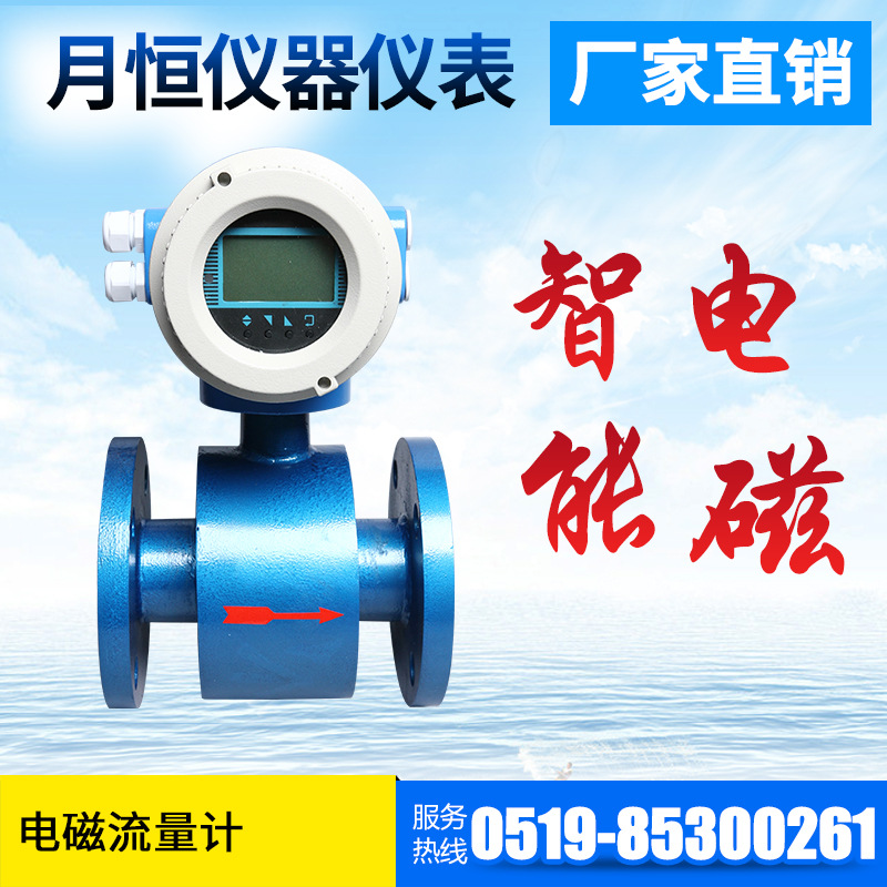 厂家直供 智能流量计 LDS-()-M2F 防爆电磁流量计 污水流量计