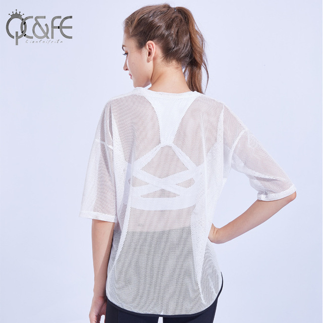 Outdoor Sports T-shirt Running Yoga Summer New Fitness Short-sleeved Round-collar Loose 100-speed Dry Top