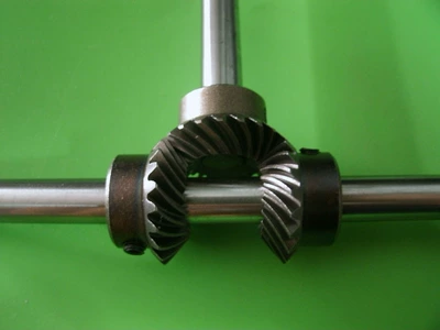 1 Modul 20 Diş Spiral Konik Ötürücü Kiçik Modul Diferensial Ötürücü