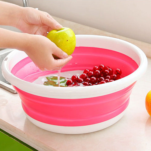 Creative outdoor foldable washbasin portable travel retractable student dormitory baby baby washbasin wholesale