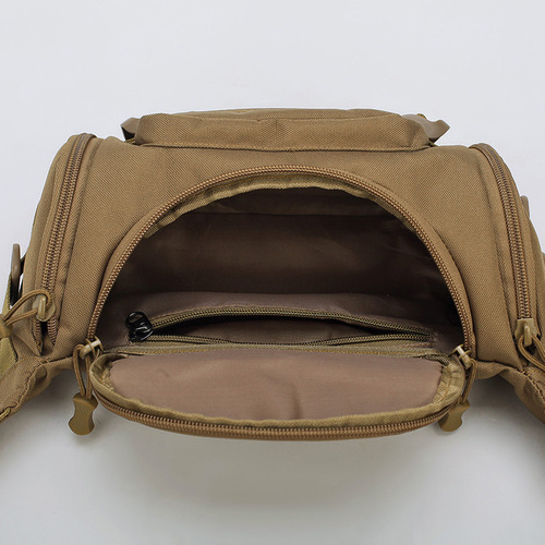 Outdoor waist bag  new military camouflage tactical waist bag multi-functional single shoulder crossbody bag sports cycling waist bag for men