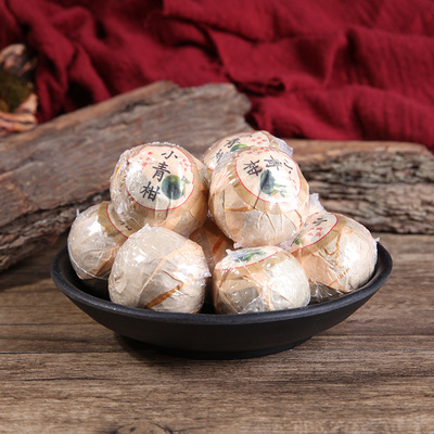 云南特产茶叶普洱茶 产地货源手工采摘青柑茶叶 罐装礼盒装小青柑|ru