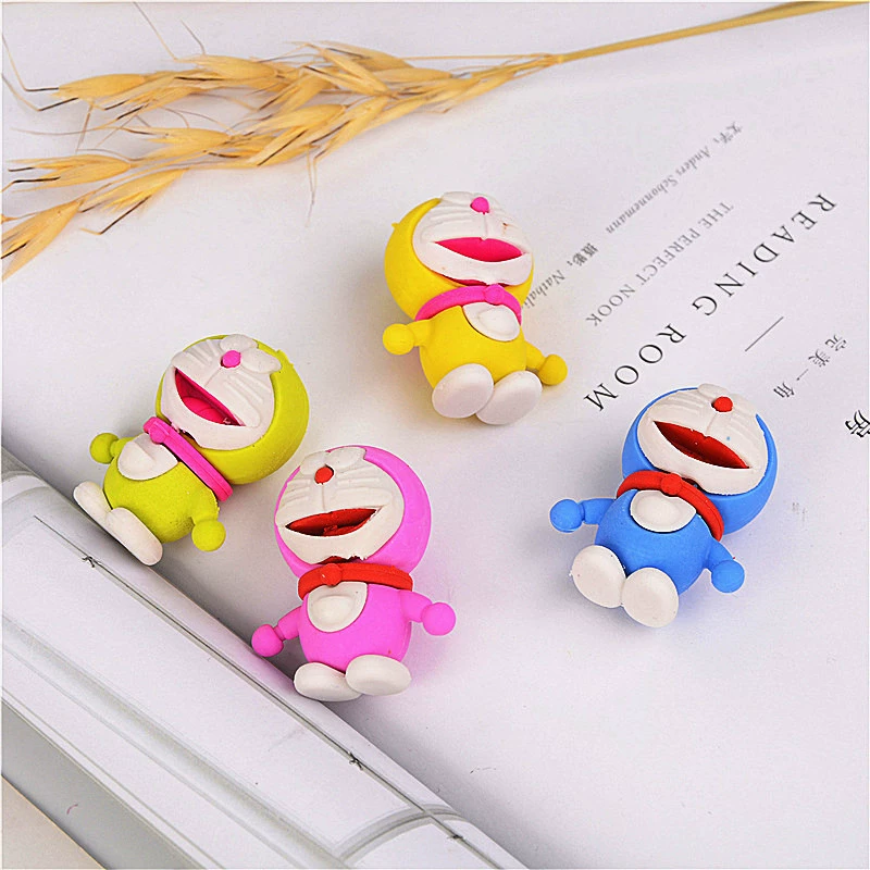 Картинка набор ластиков мультфильм, handmade конструктор обучения, многоцветные школьные ластики, оптовая смесь