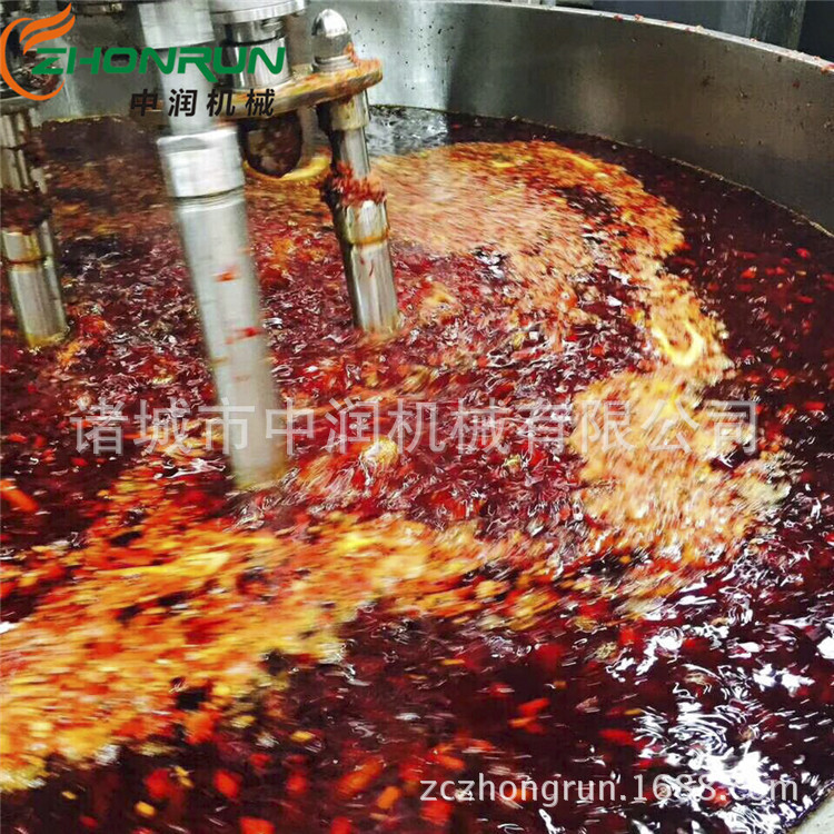 全自动大容量炒酱锅 高粘度酱料炒制设备 底料炒锅生产厂家