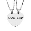 Yuna Hot Sell Her King His Her only his one one love titanium steel couple necklace