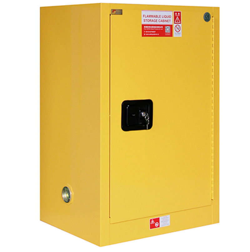 深圳12加仑酒精储藏柜赛弗BE012黄色防爆柜 防火柜 实验室安全柜