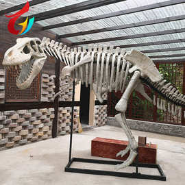 大型仿真恐龙骨架化石仿真动物骨骼大型手办厂家直销摆件来图批发