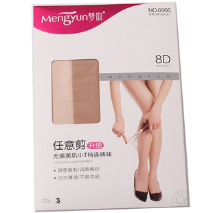 New Mengyun Arbitrary Cut Silk Stockings Women's Thin Spring and Summer 8D Small T Pantyhose Leg Anti-hook Silk Meat Color 6905