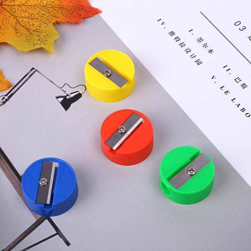 Fashion Simple Round Mini Pencil Sharpener 1 Piece display picture 3