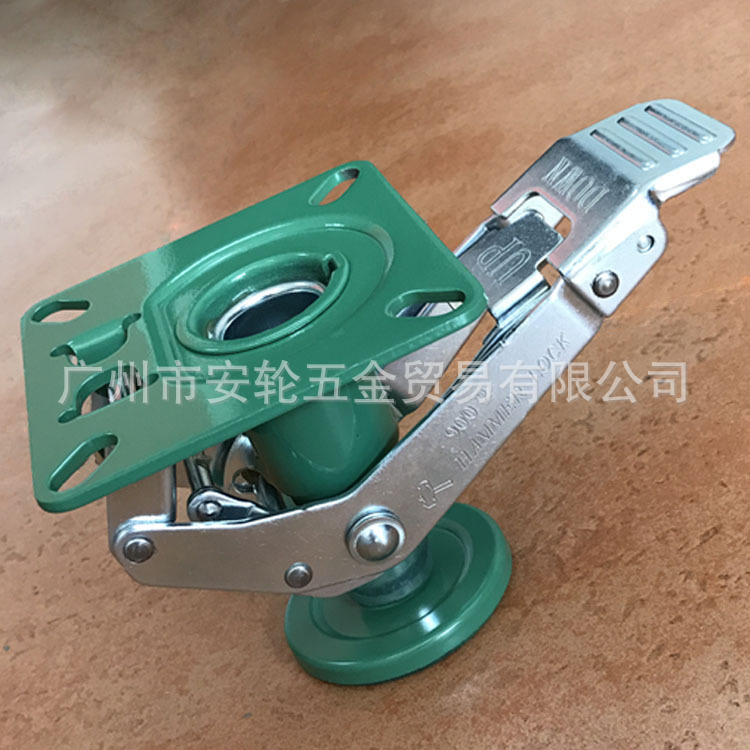 日本hammercaster锤牌 4寸支撑架  900-2顶高器 日式脚轮 万向轮