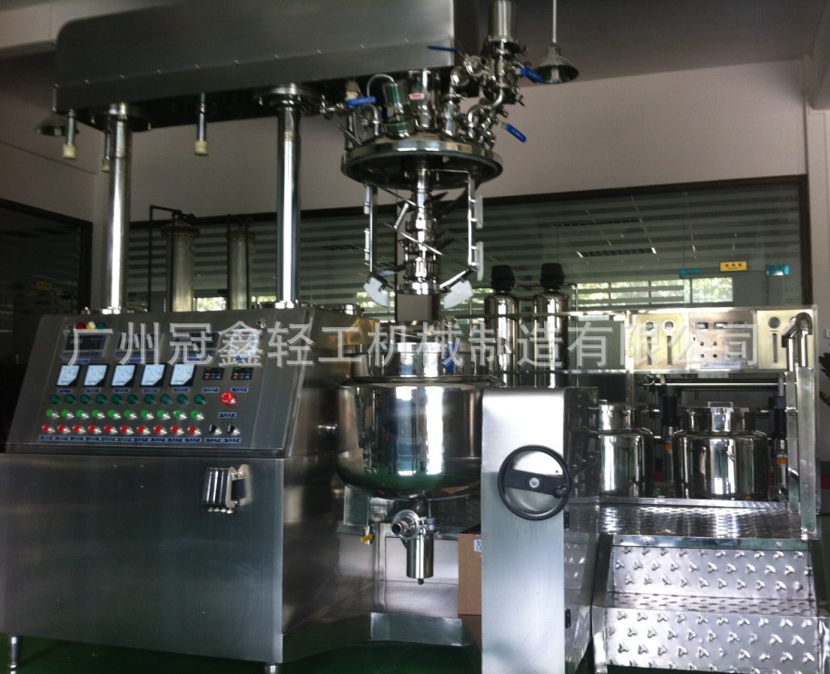 100L型上均质式真空均质乳化机 膏体均质乳化机 化妆品乳化锅