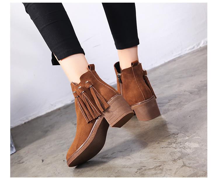 Bottes femme en En cuir - Ref 3355172 Image 18