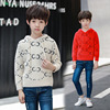 Children's clothing Boy girl Sweater Sweater Korean Edition Big Kids Hooded Mink hair Hoodie Socket sweater
