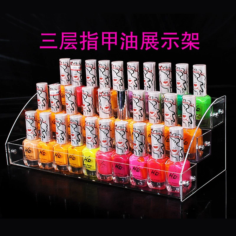 Acrylic multilayer face mask, stand, nail polish, removable lipstick, constructor, capacious glasses, storage box