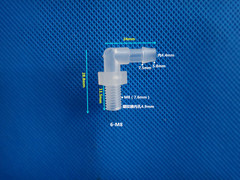 M10 Metric Elbow Water Tap, M8 Threaded Right-Angle Water Tap, M6 Bending Elbow Plastic Tee 90° Threaded Connector Plastic