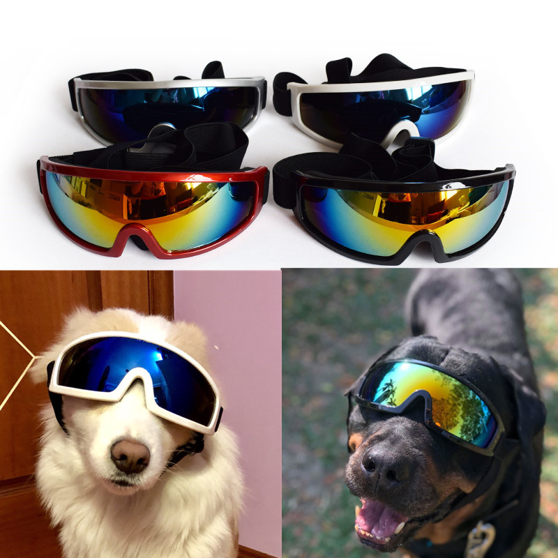 宠物眼镜狗狗太阳眼镜防紫外线墨镜中大型犬护目镜金毛滑雪眼镜