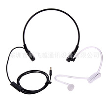 黑色手機喉控耳機 3.5MM喉震耳機 CS耳機 空氣導管耳機