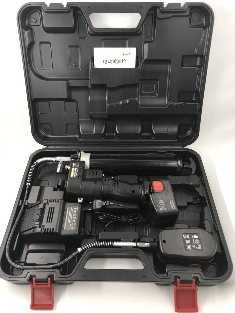 GRT超高压适用挖掘机LG2400 工程机械润滑 24v带数显电动黄油枪