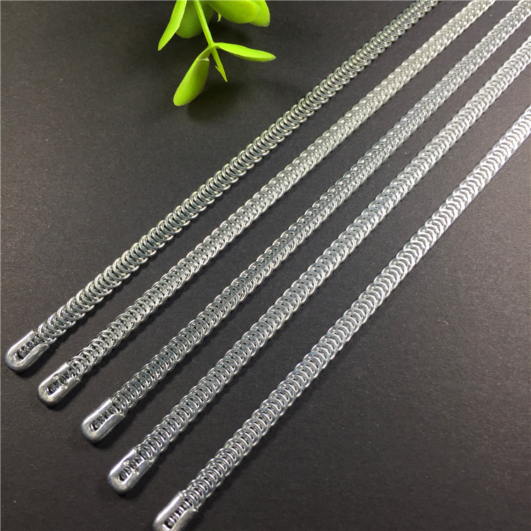 镀白锌鱼鳞骨束身内衣弹簧条束腰蛇骨婚纱礼服定型钢骨