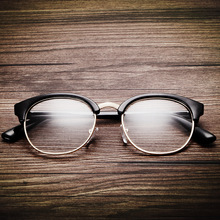 新款复古近视眼镜架817帕森纳pc镜框眉毛眼镜框光学架男女同款潮