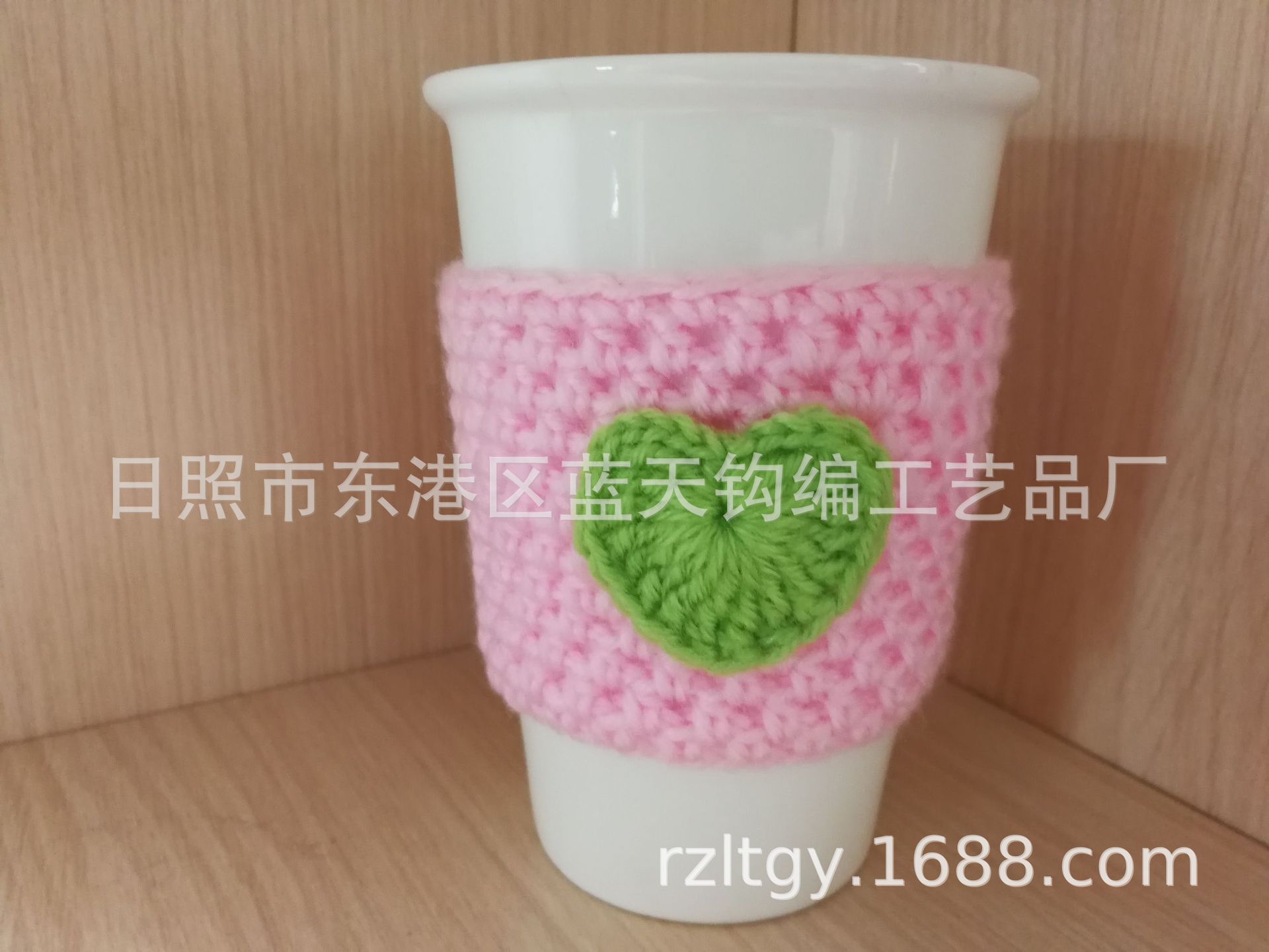 毛线杯套手工钩织针，、钩针毛线杯套系列