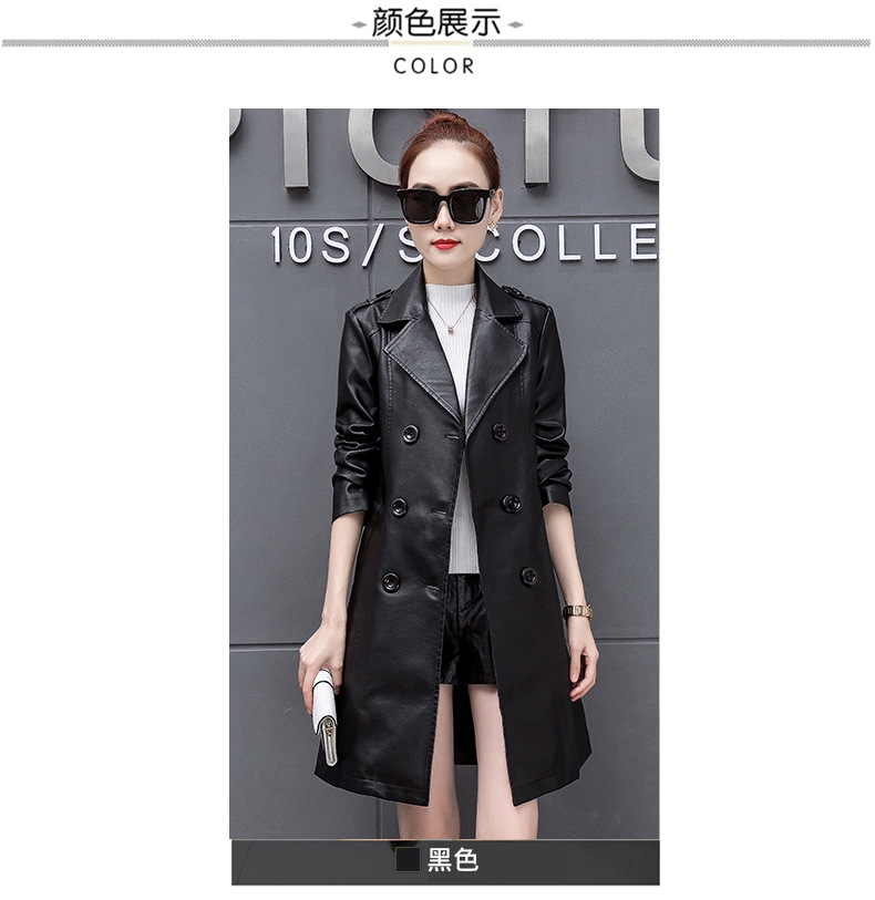 Veste cuir femme HONGJUN en PU - Ref 3333302 Image 10